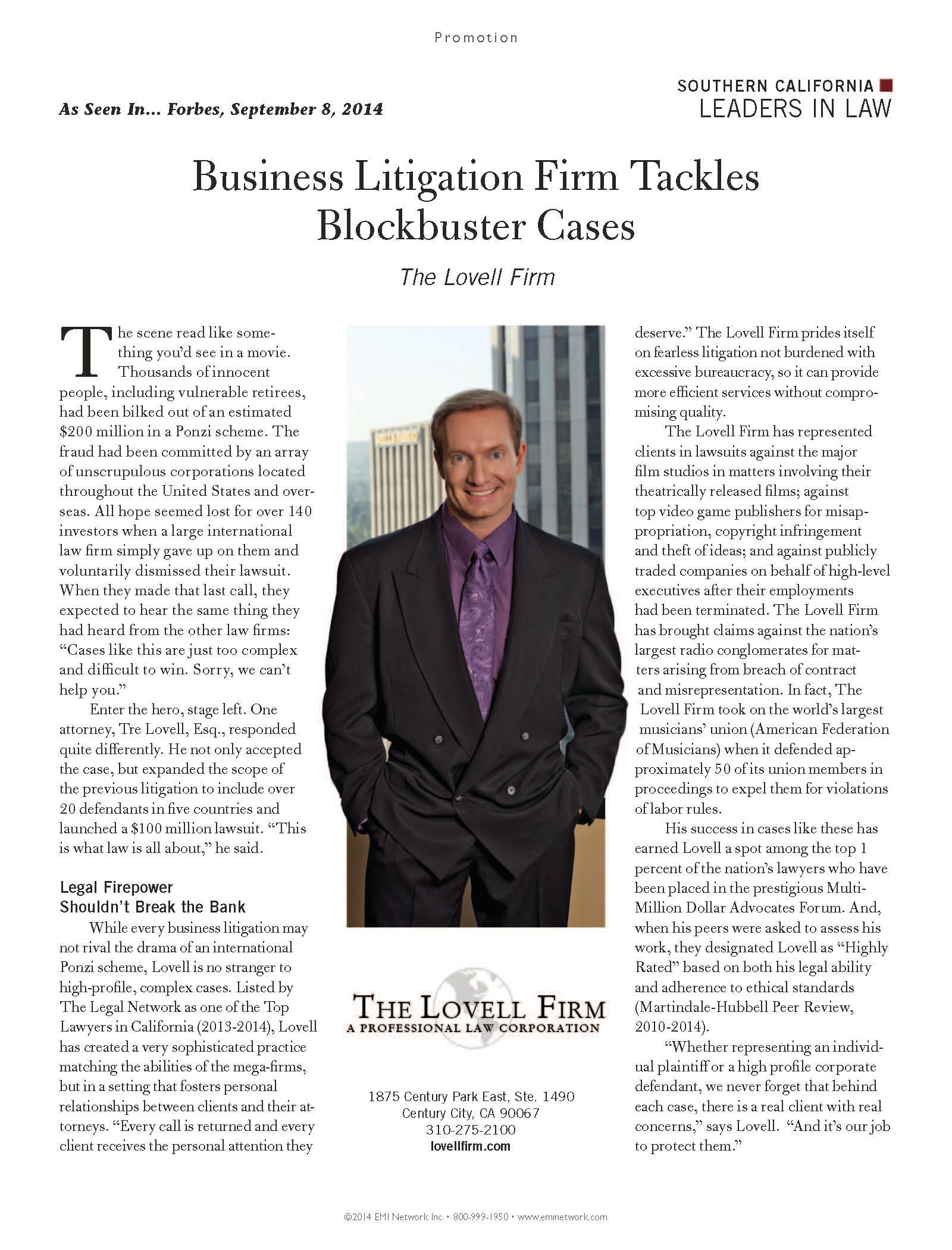 The Lovell Firm, A Professional Law Corporation