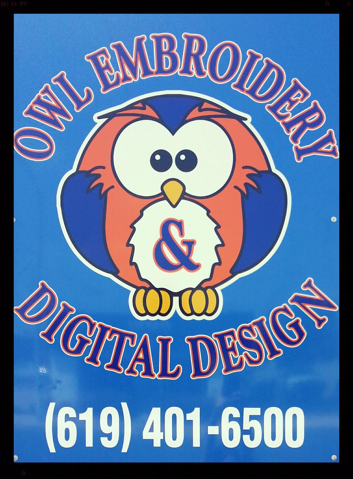 owl logo and phone number