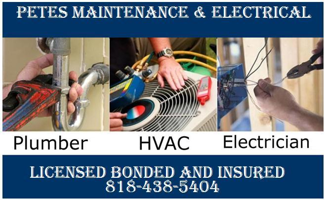 Pete's Maintenance & Electrical 24Hr Service