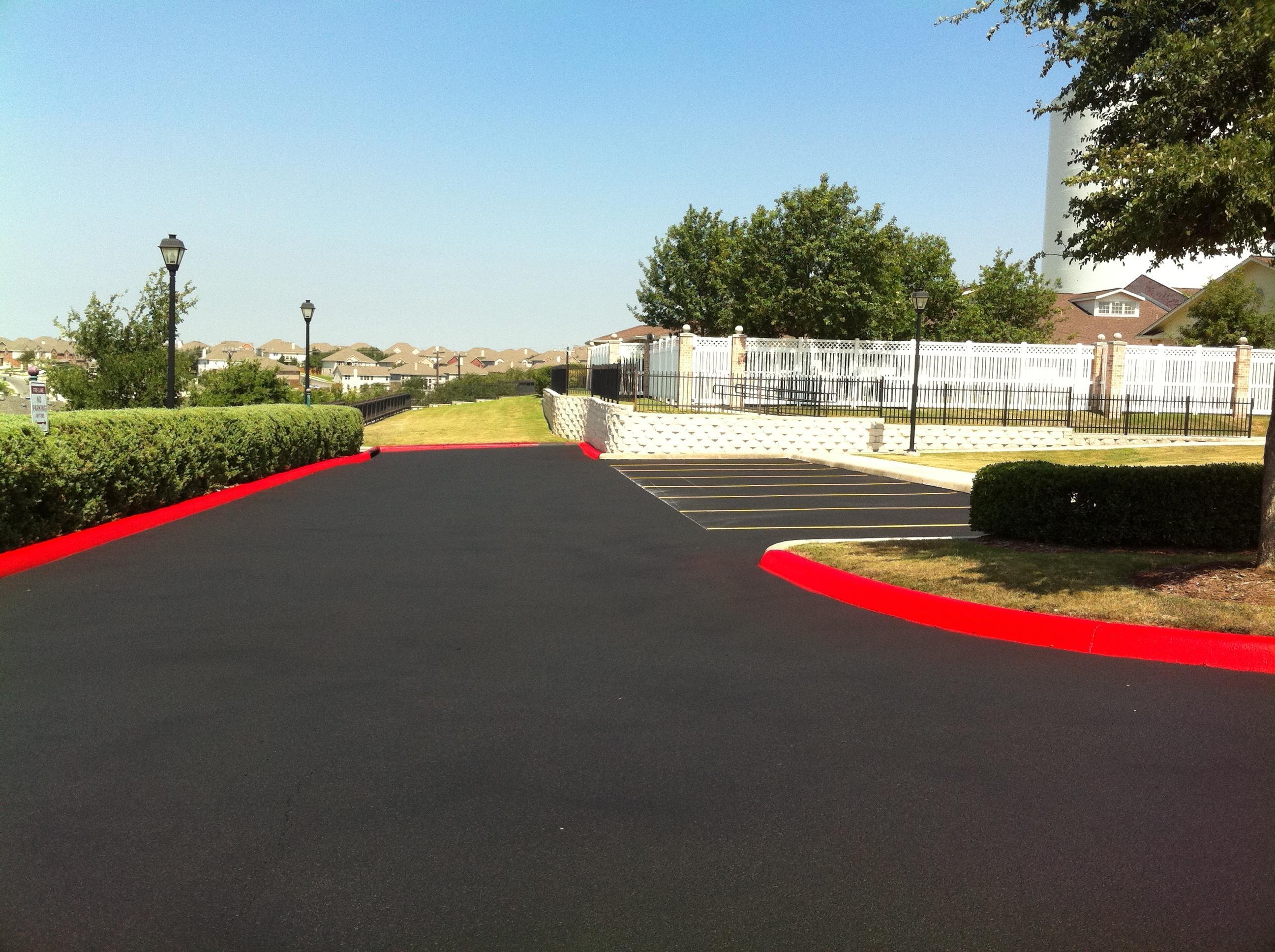 Seal Coating, sealcoat, lot striping, pavement markings