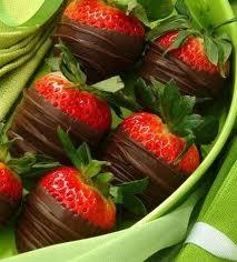 Chocolate dipped strawberries using Guittard Chocolate are simply amazing.