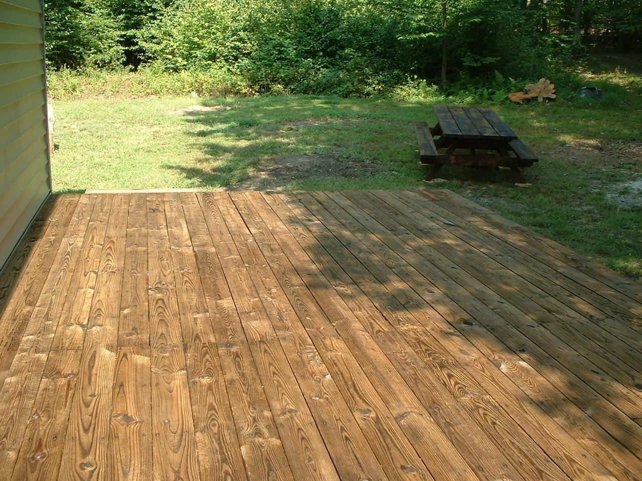 Collin's Deck Sealing