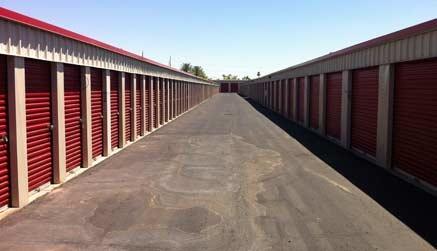 Our secure, clean storage facility.