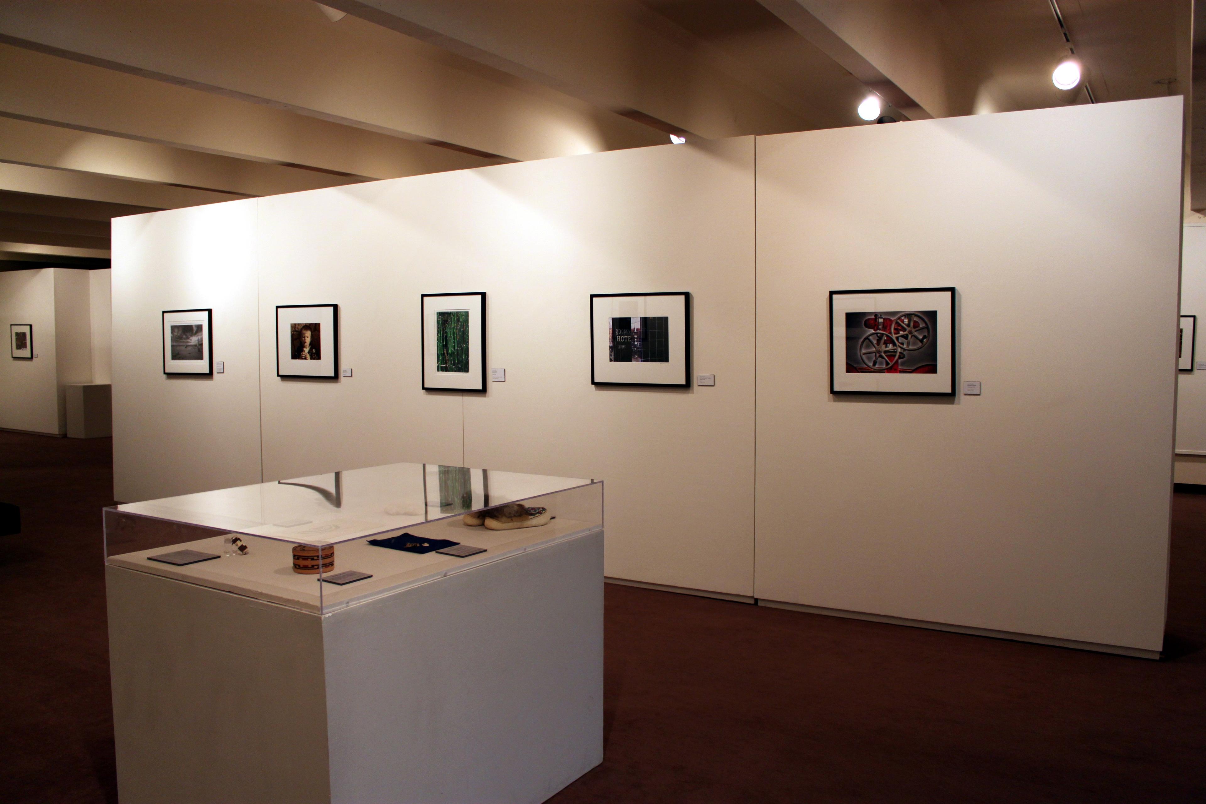 A temporary art exhibition at the Brigham City Museum