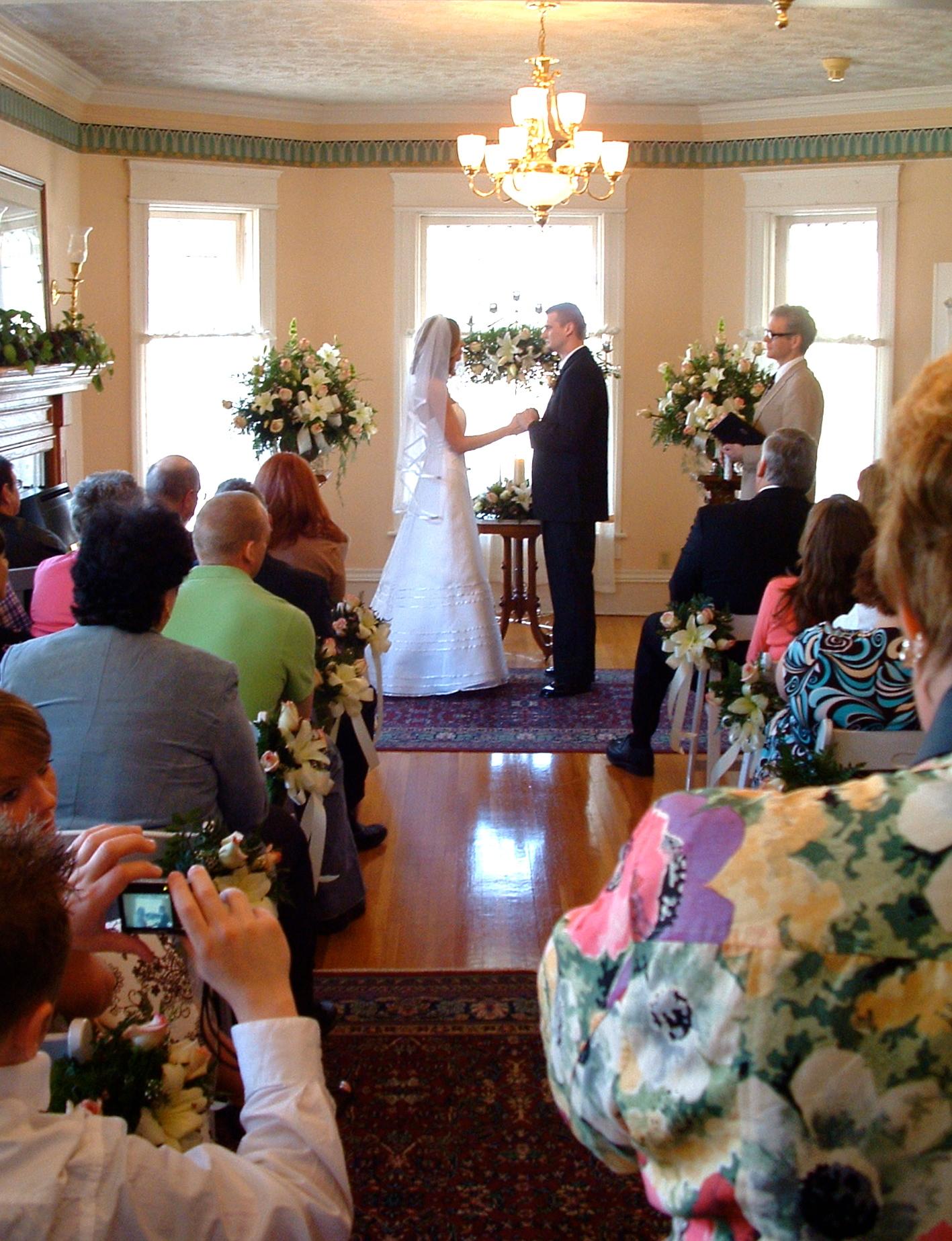 Weddings (of 40 or less) in the Parlor