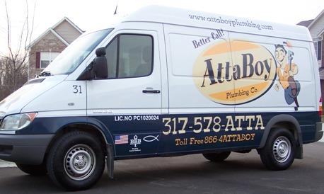 AttaBoy Plumbing Service Truck - Westfield Plumber