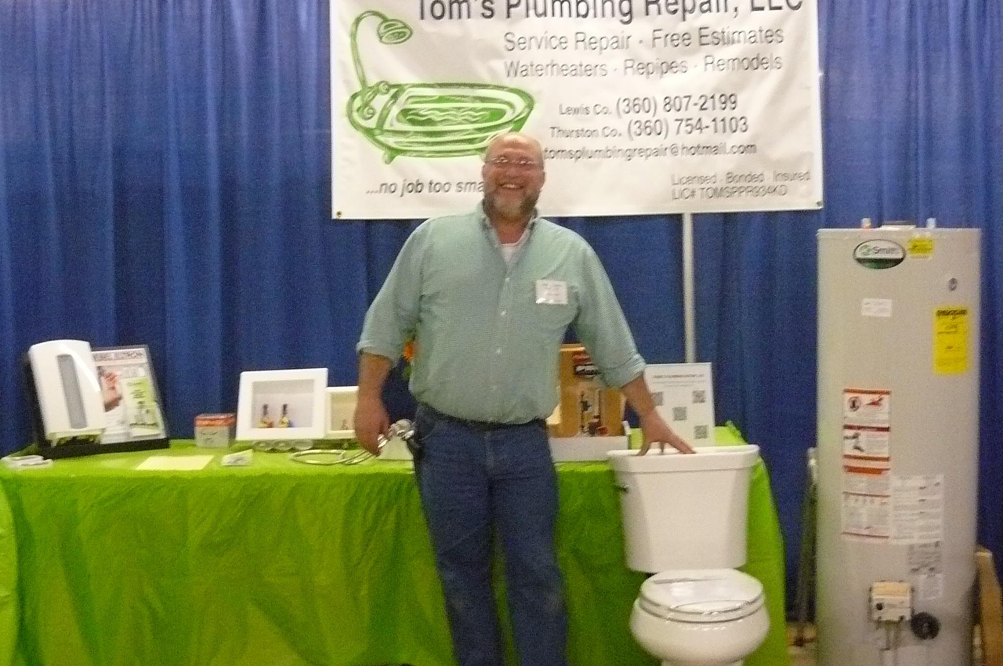 Tom at the Lewis County Home Show