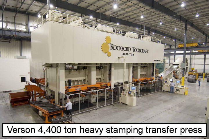 4,400 ton Heavy Stamping Press