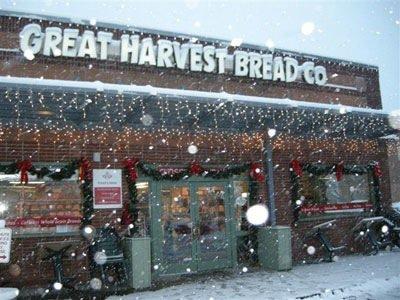 A snowy Christmas day at Great Harvest Boulder!