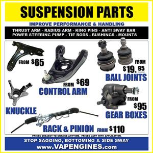 car suspension-rack and pinion