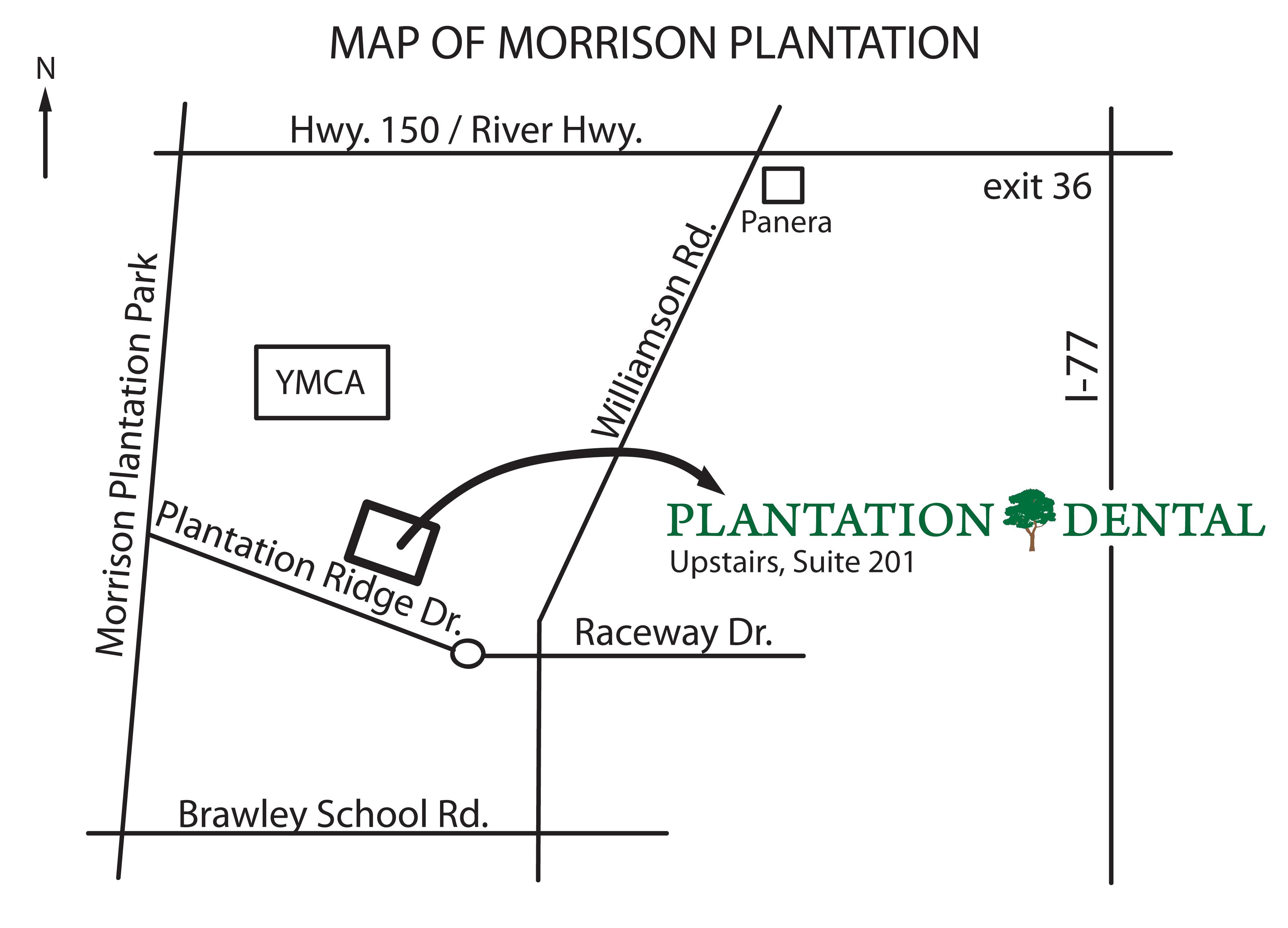 Map of Morrison Plantation