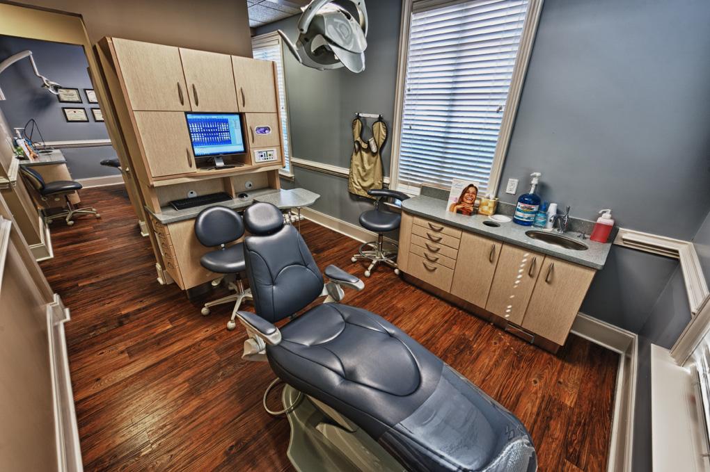 Massaging Dental Chairs & Flat screen TV's in all exam rooms