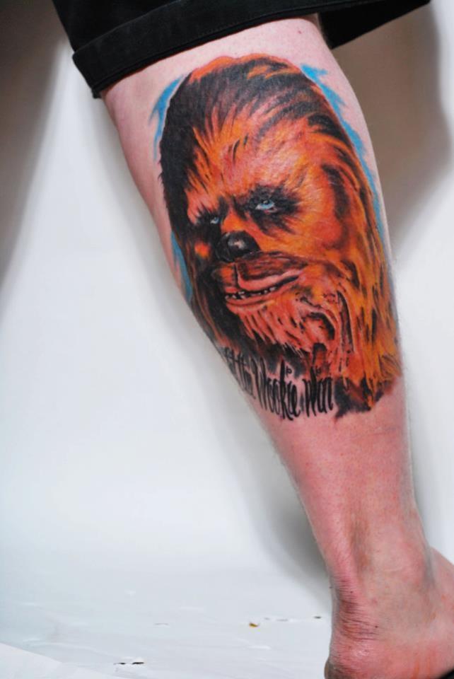 Chewbacca on the back of a calf by Will Arney