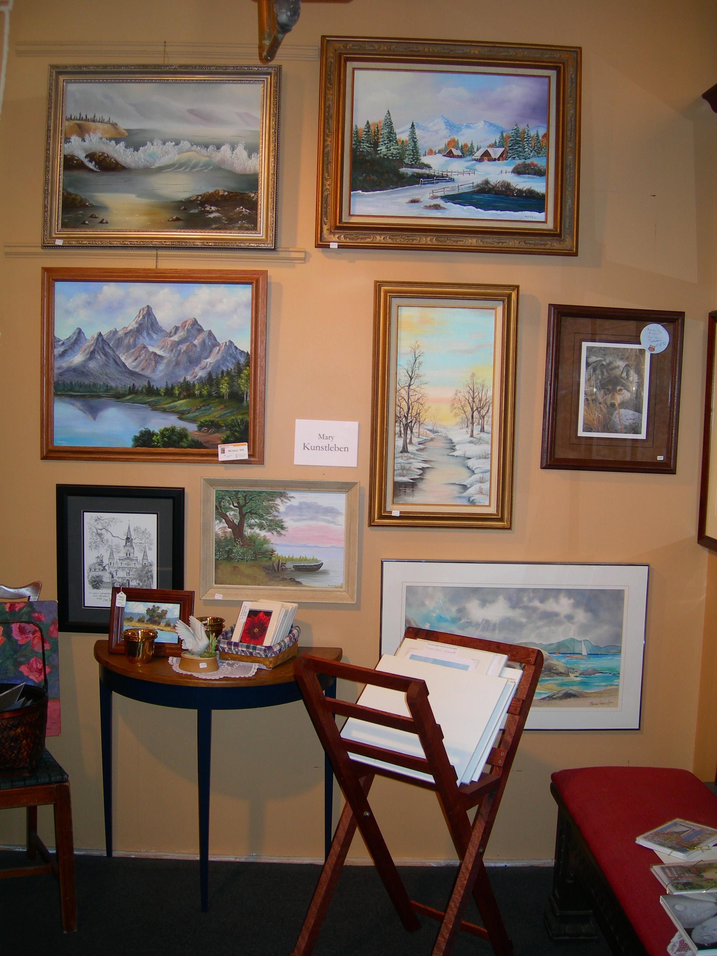 Art collection of local artists