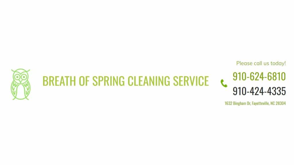 Breath of Spring Cleaning