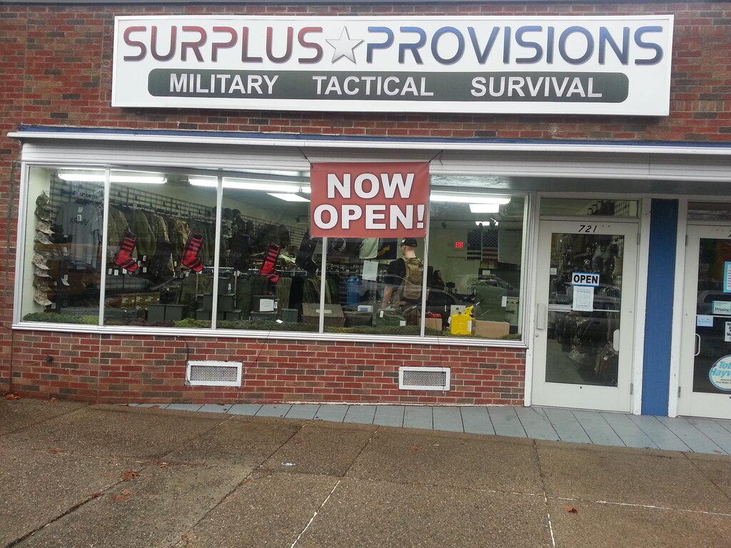 Surplus Provisions-Army Navy