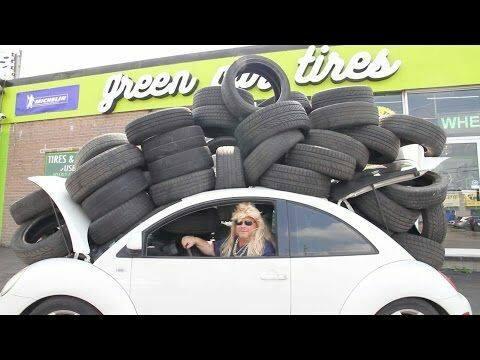 Green Car Tires