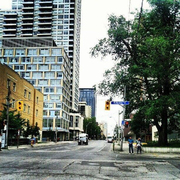 Wellesley St East at Sherbourne St