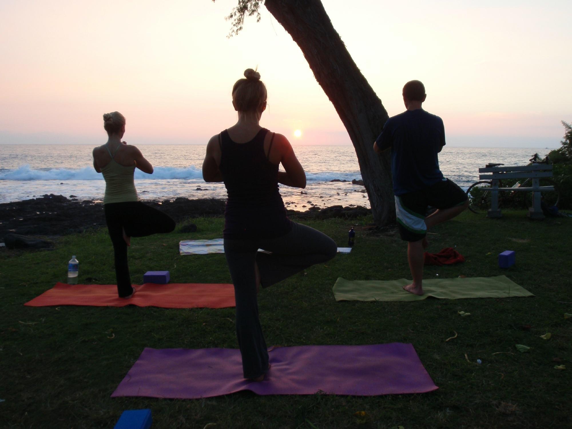 Hawaii Beach Yoga