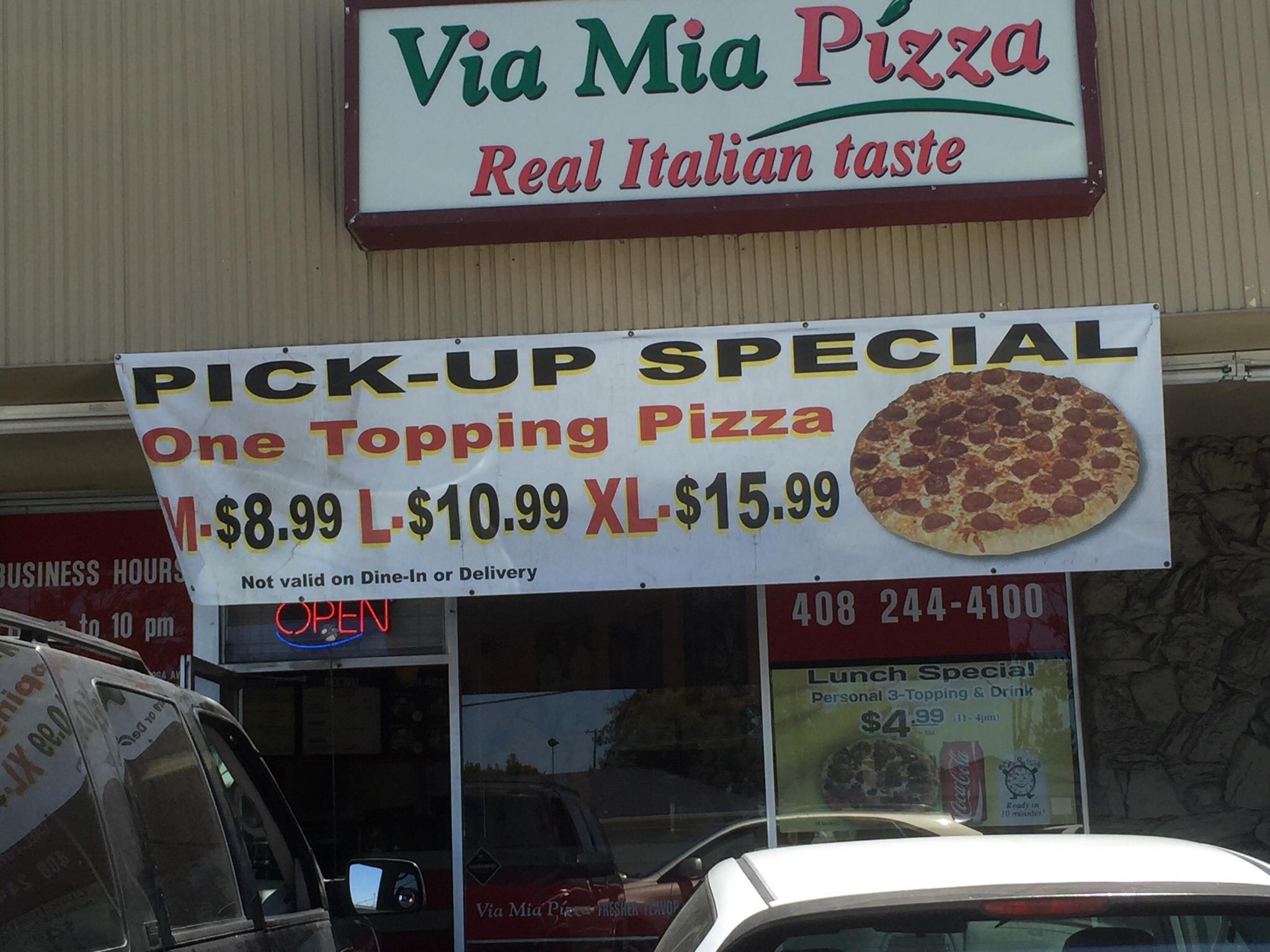 Via Mia Pizza (Saratoga)