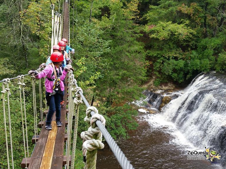 ZipQuest - Waterfall & Treetop Adventure