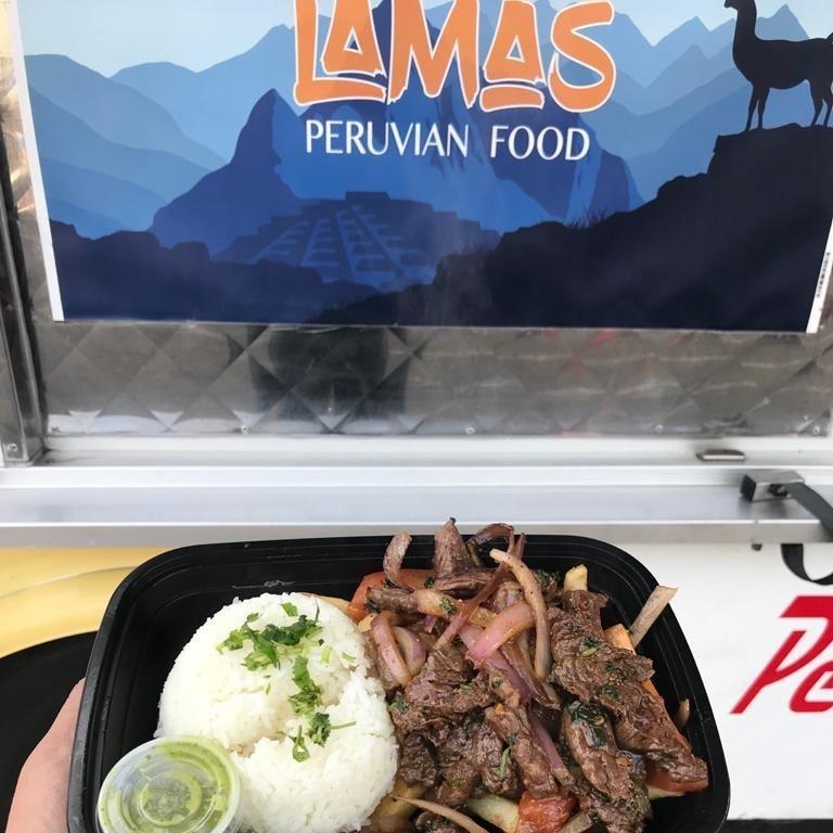 Lamas Peruvian Truck