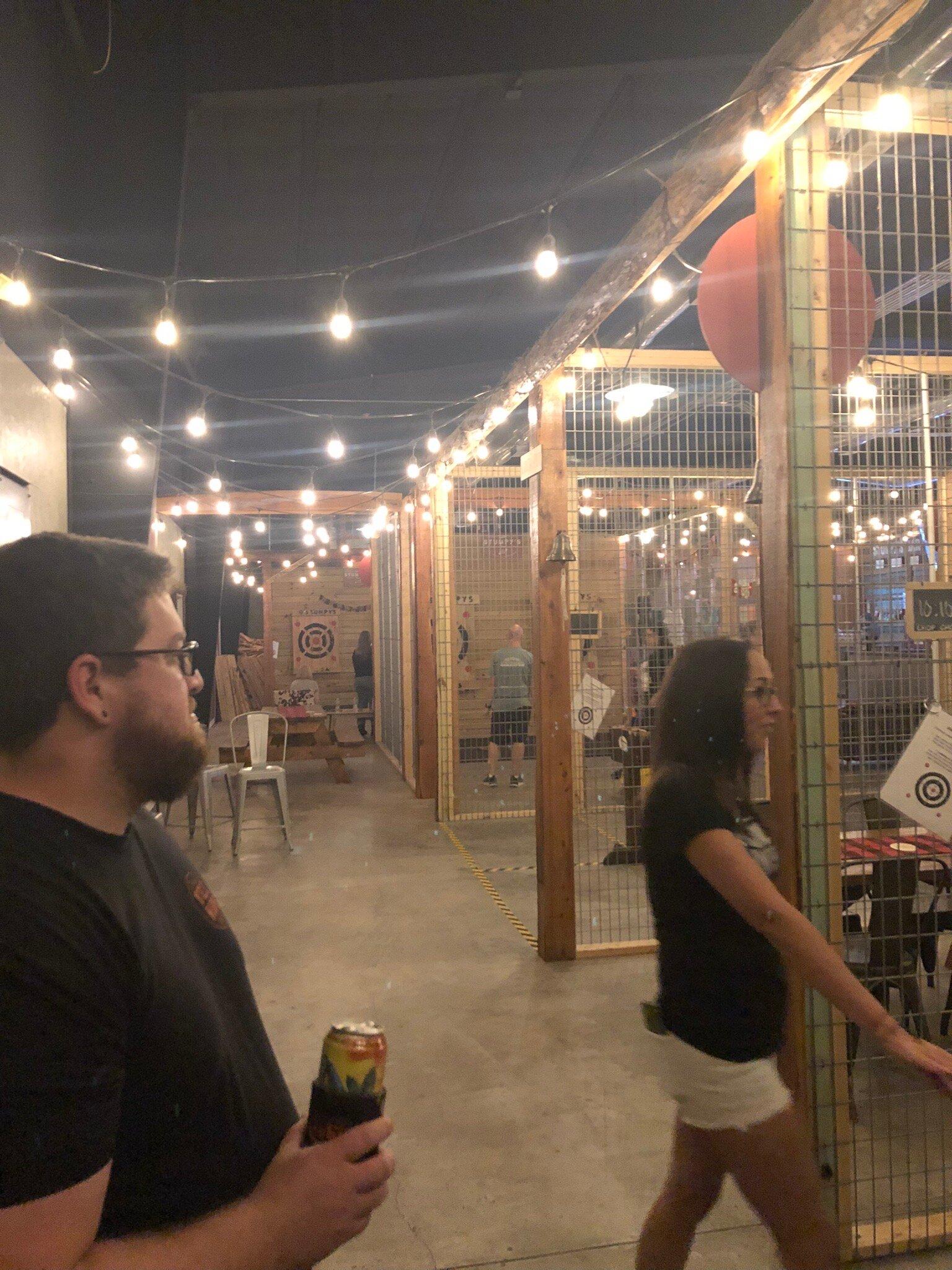 Stumpy's Hatchet House- Tampa- Axe Throwing