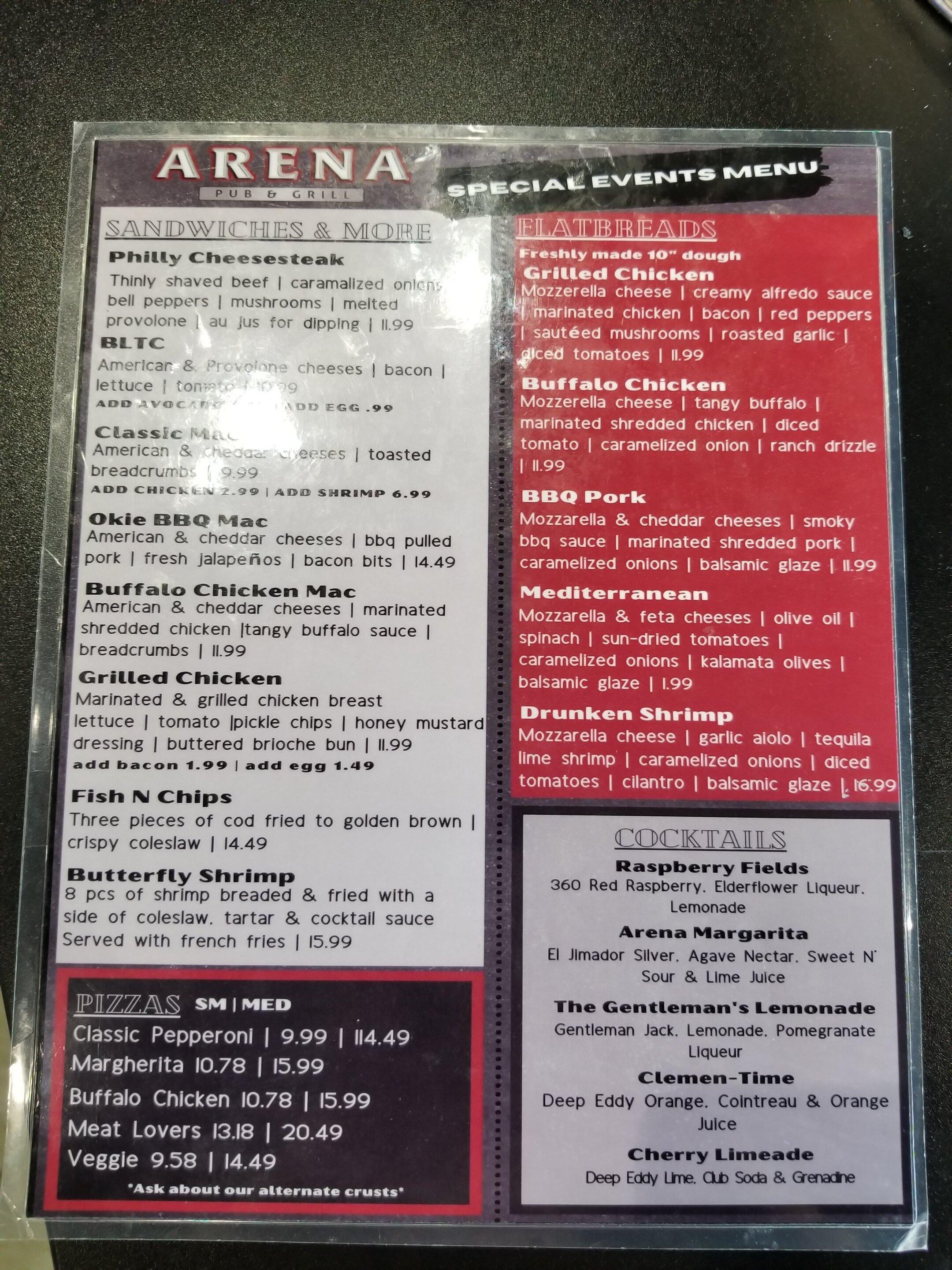 Arena Pub and Grill