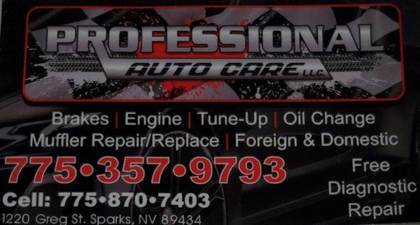 Professional Auto Care