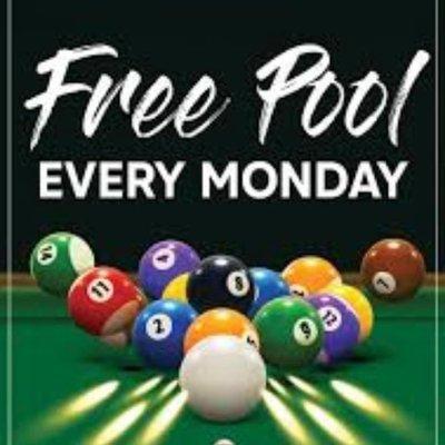 Free Pool Monday & Wednesday!