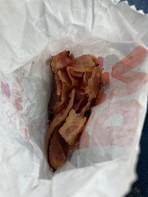 "Snackin bacon" about standard fridge temp. Complain dismissed as normal practices.