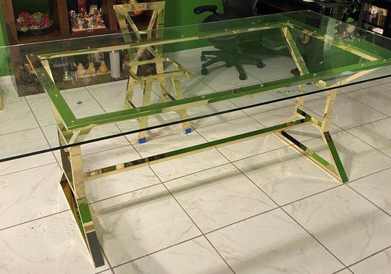 Custom Brass Table