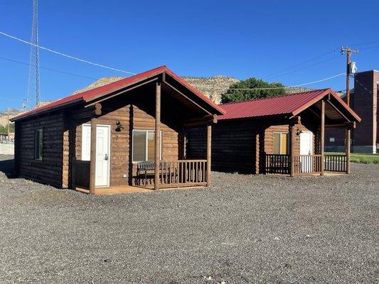 Cabin Rentals year round . With bunk beds for the kiddos.