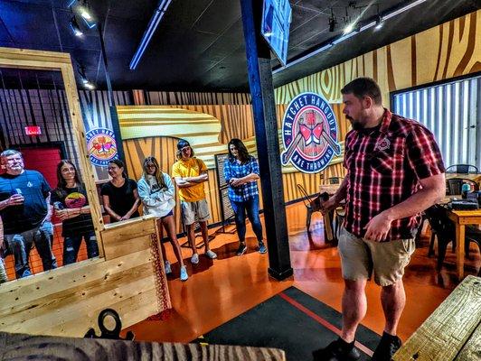 Hatchet Hangout - Axe Throwing Clearwater. A World Class Axe Throwing Venue and lounge. WATL League and Certified