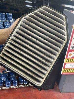 They will show you your air filter so you can see if it needs to be changed or not