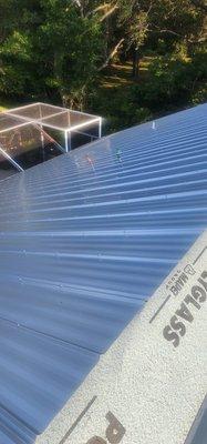 Installing a metal roof