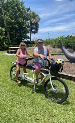 The bike we rented in Naples