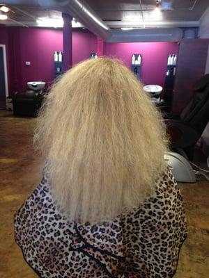 Keratin treatment before