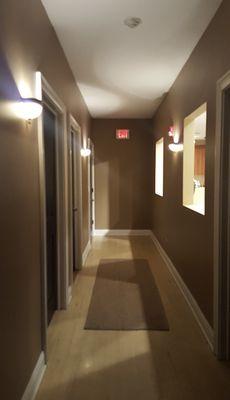 Hallway of Wax Room & Hair Restoration