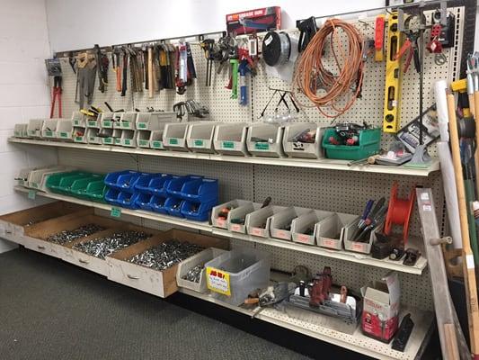 Spare tools section