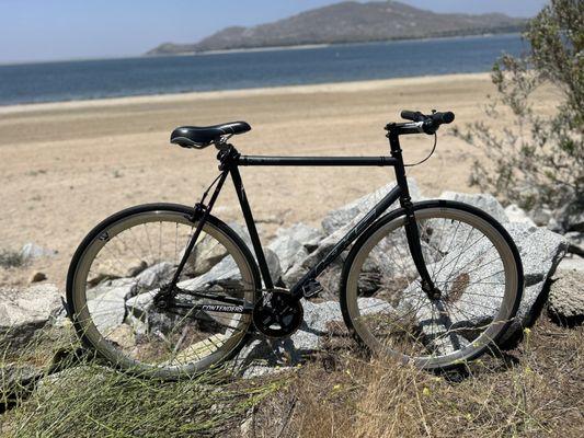 Bike at Bernasconi Beach Lake Perris