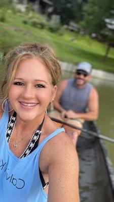 Canoeing on Hamilton creek