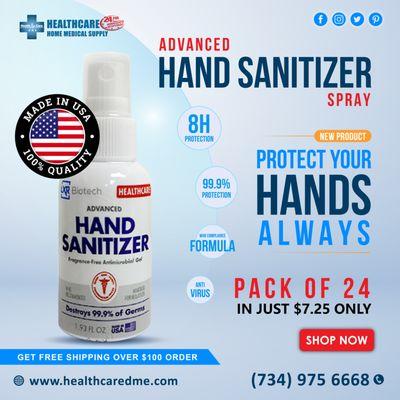 LXR Biotech Advanced Hand Sanitizer PACK OF 4 for ONLY $1.00 or grab a larger pack of 24 for JUST $7.25!