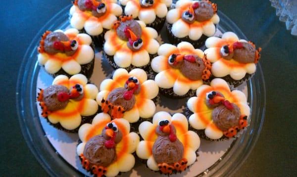 Turkey cupcakes