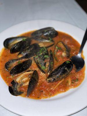 Mussels Marinara are excellent.