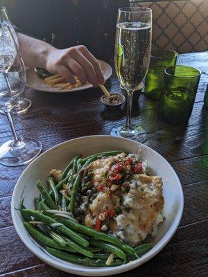 My favorite dish right now! Chicken Picatta!