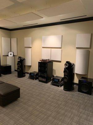 High end audio. Be sure to check out Magnolia and ask for a demo.