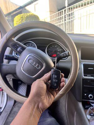 AUDI Q7 remote key programmed