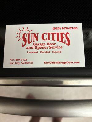 Sun Cities Garage Door