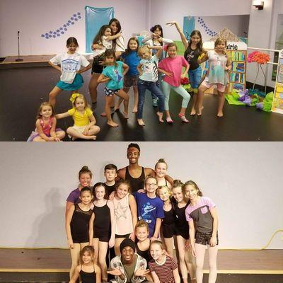 Summer performing arts camps and dance intensives.